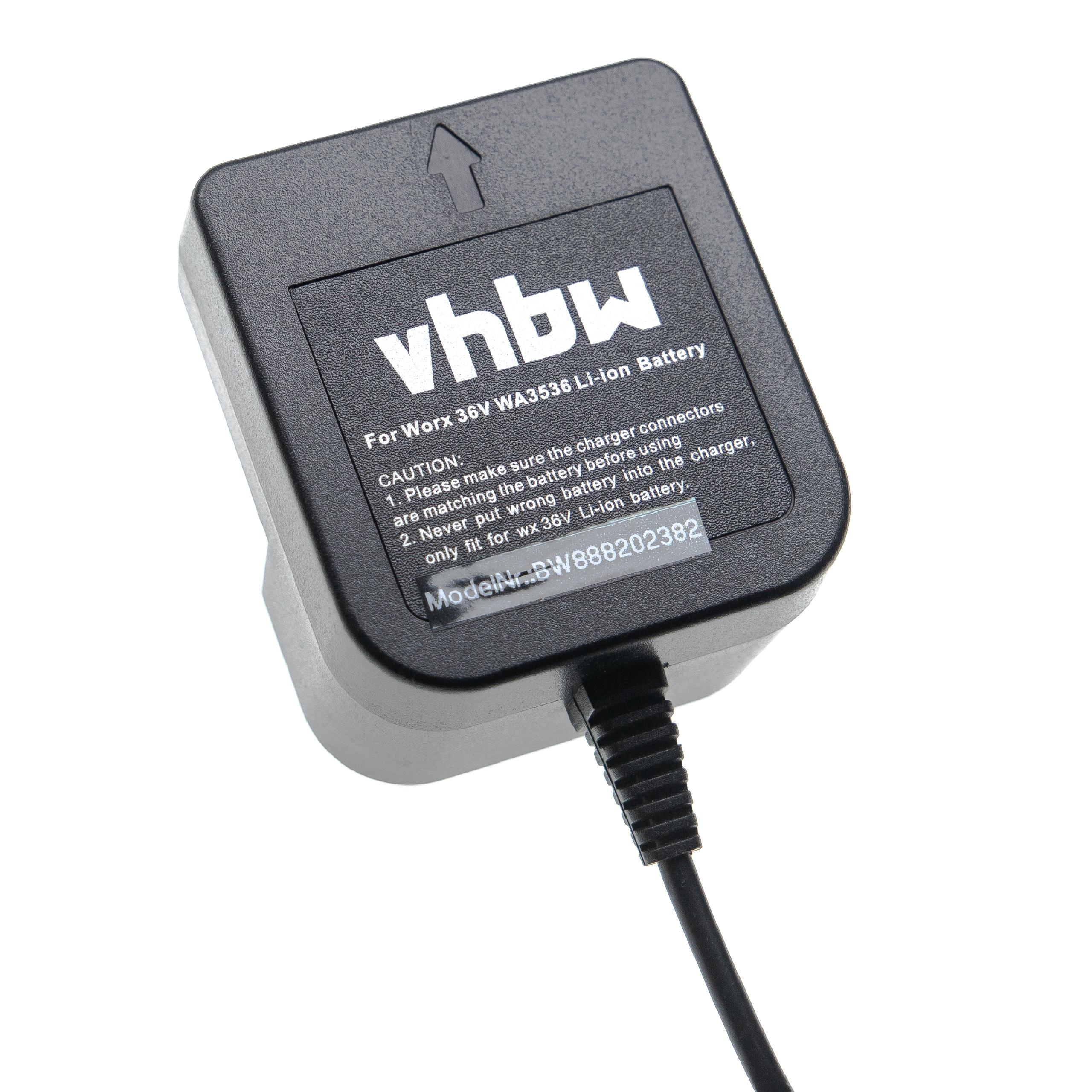Carregador vhbw para Baterias de Ferramentas Worx WG168E - 36V, 0.7A - Image 2