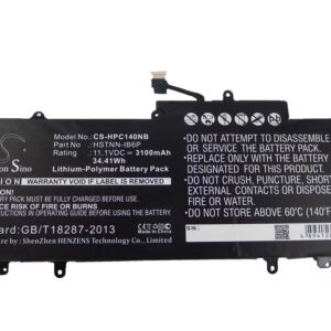 Bateria para Portátil vhbw para HP Chromebook 14, Slatebook 14, Stream 14 - 3100 mAh 11.1 V