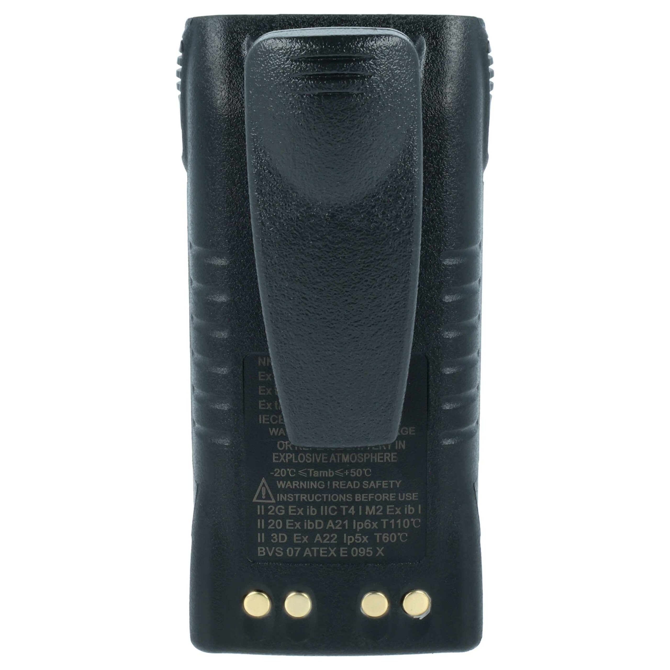 Conjunto de 5 Baterias EXTENSILO Li-Ion 2350 mAh 7.4 V para Rádios Motorola + Clip de Cinto - Image 4