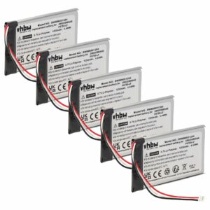 Pack 5 Baterias vhbw para Leitor de Cartões Ingenico Link 2500 - 1200 mAh 3.7 V Li-Polymer