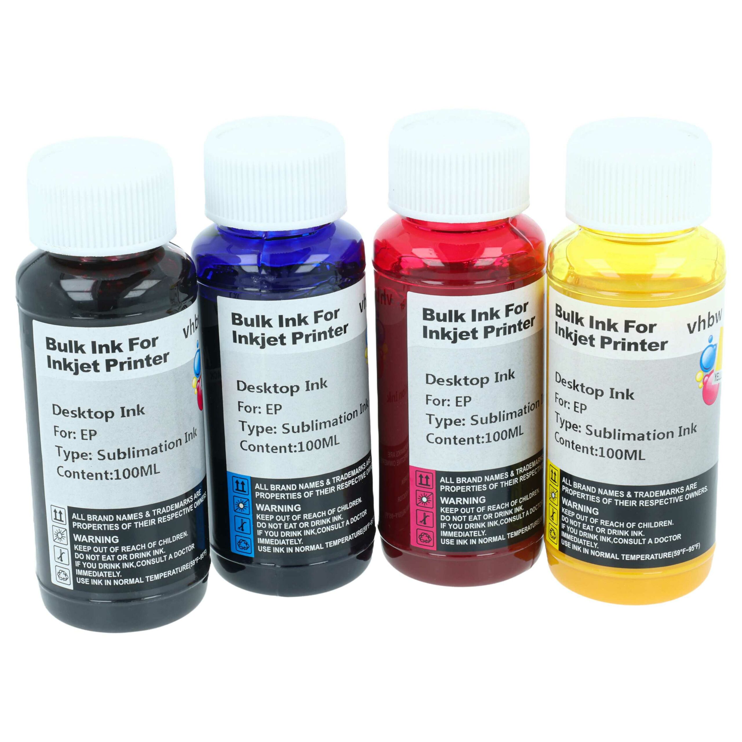 4x Tinta de Sublimação Multicor vhbw para Lanier, Ricoh Aficio GX E3300N, 100 ml - Image 2