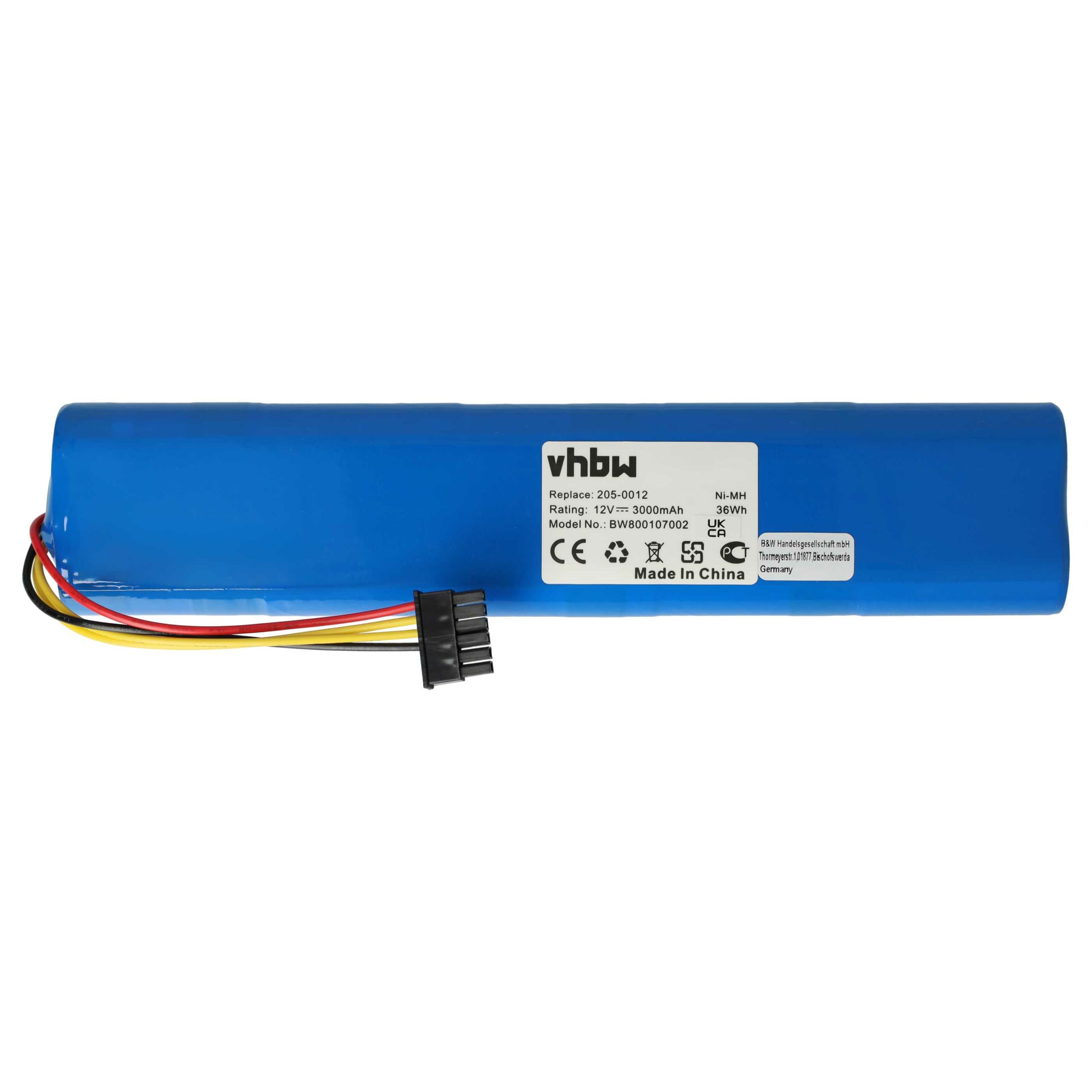 Bateria vhbw NiMH para Neato Botvac 70, 75, 80, 85, D80, 3000mAh 12V - Image 3