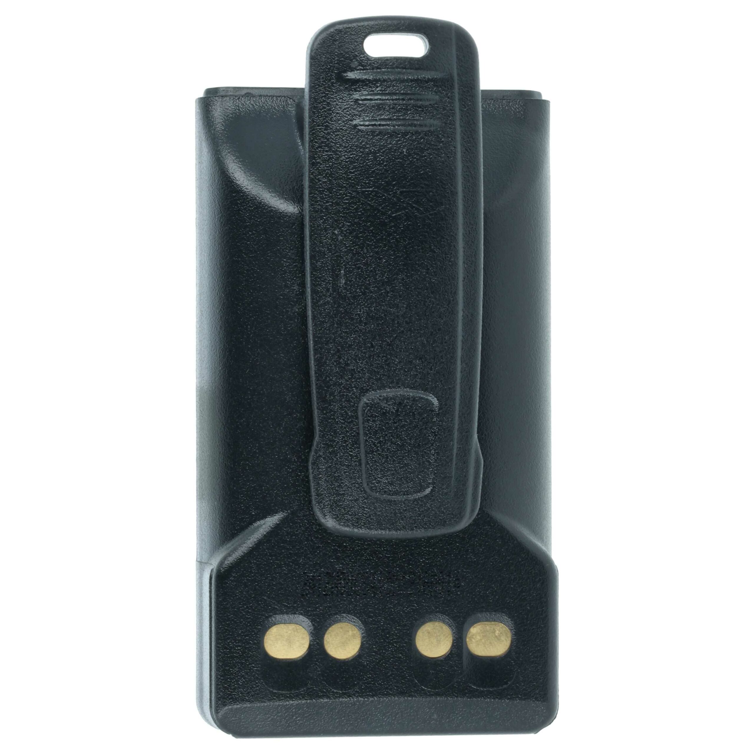 Bateria vhbw para rádio Motorola / Yaesu (2200 mAh, 7.4 V, Li-Ion) com mola de cinto - Image 4