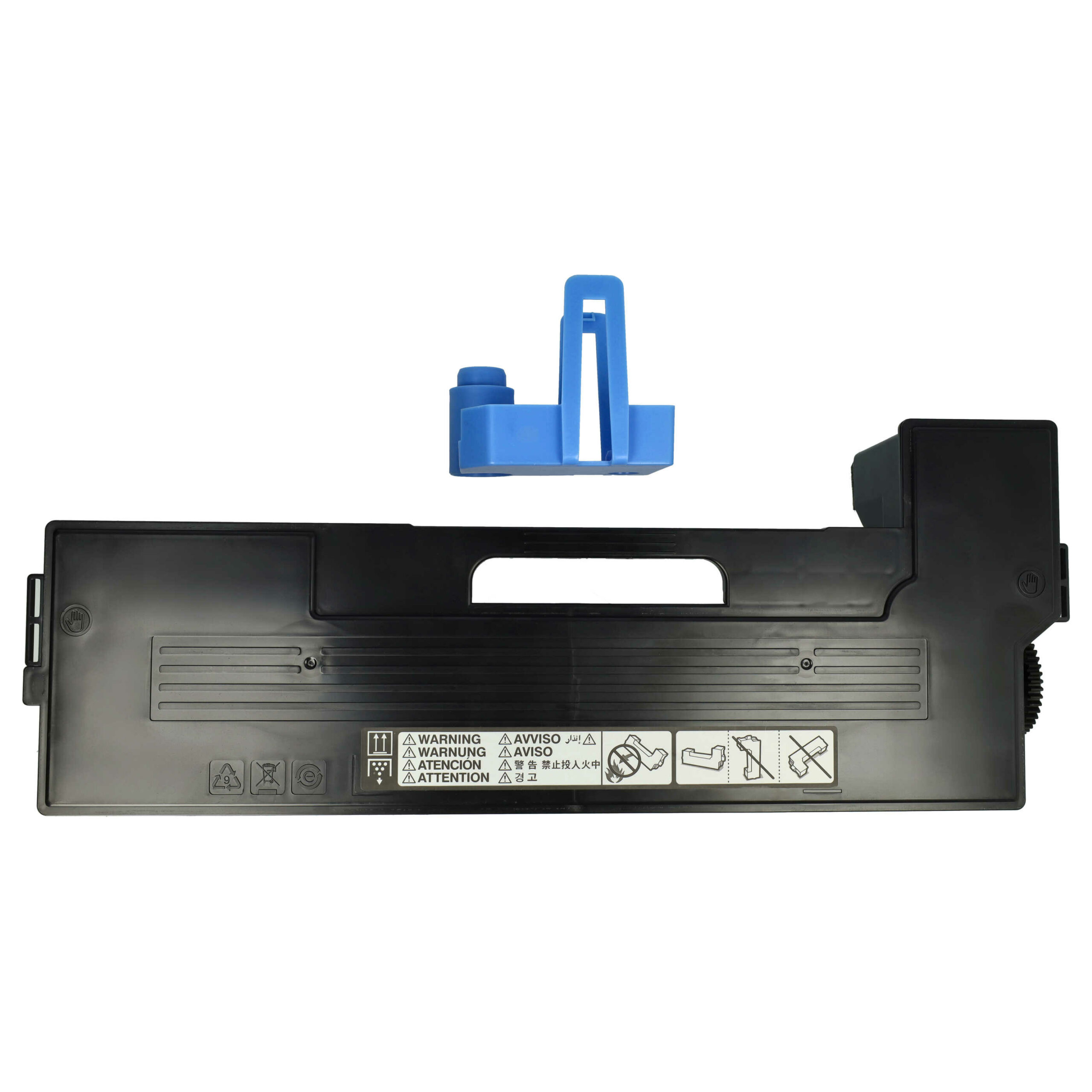 Recipiente de toner residual vhbw para Konica Minolta Bizhub 227, 287, 367 - Preto