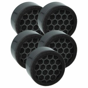 5x Filtro combinatório vhbw para Purificador de Ar Baren, Acekool B-D01 - Pré-filtro + HEPA + Carvão Ativado