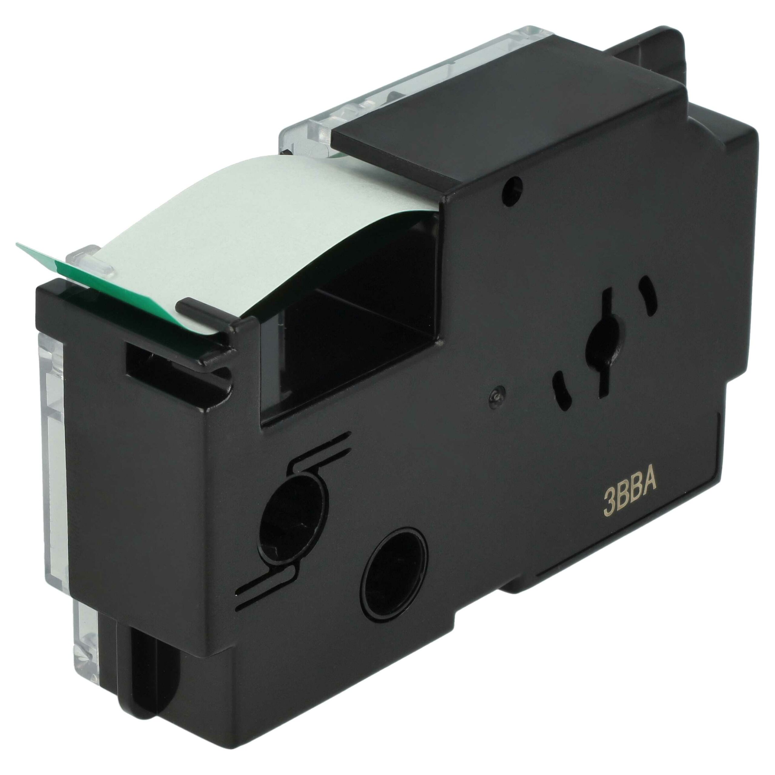 Fita de Etiquetas vhbw para Casio XR-18GN, XR-18GN1 - 18 mm, Preto sobre Verde - Image 2
