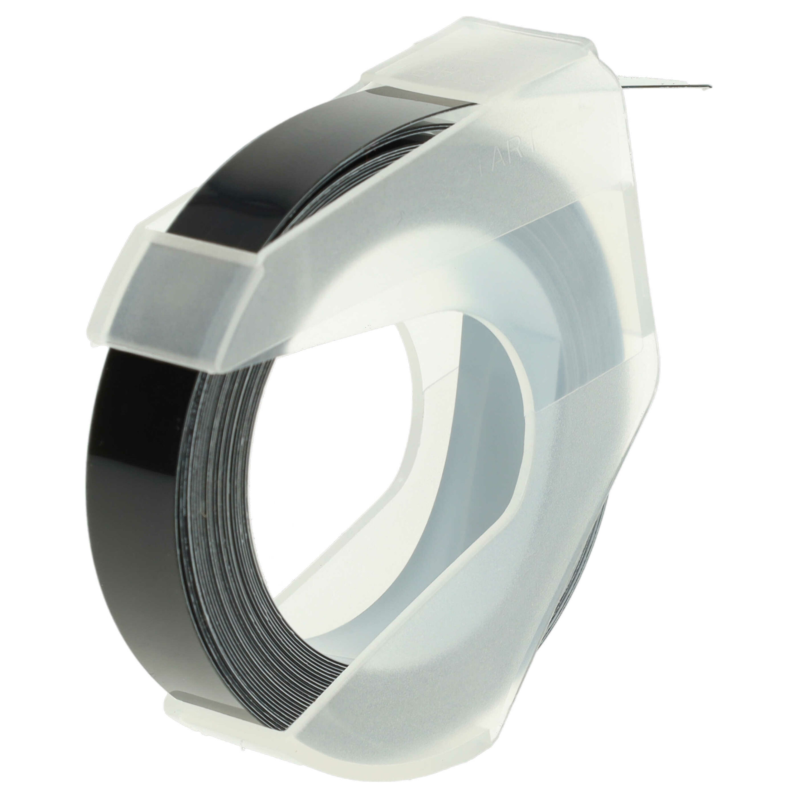 vhbw Fita de Relevo 3D para Etiquetadora 5x 9 mm Branco sobre Preto - Image 4