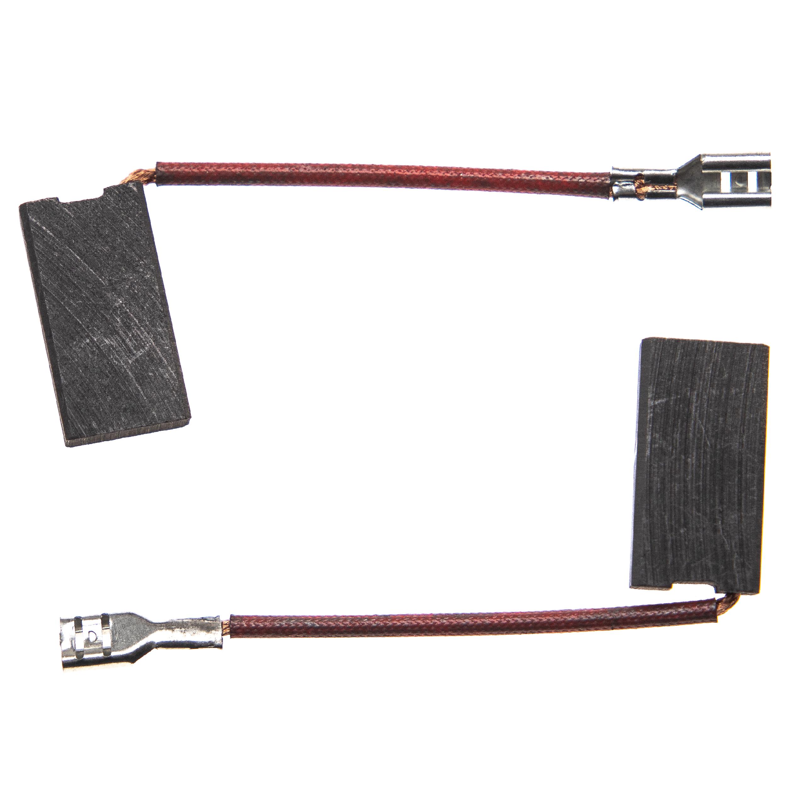Escovas de Carvão vhbw para Ferramentas Elétricas ELU / Worx DIAMANT2A Typ 1 - 24 x 12.5 x 6.3 mm