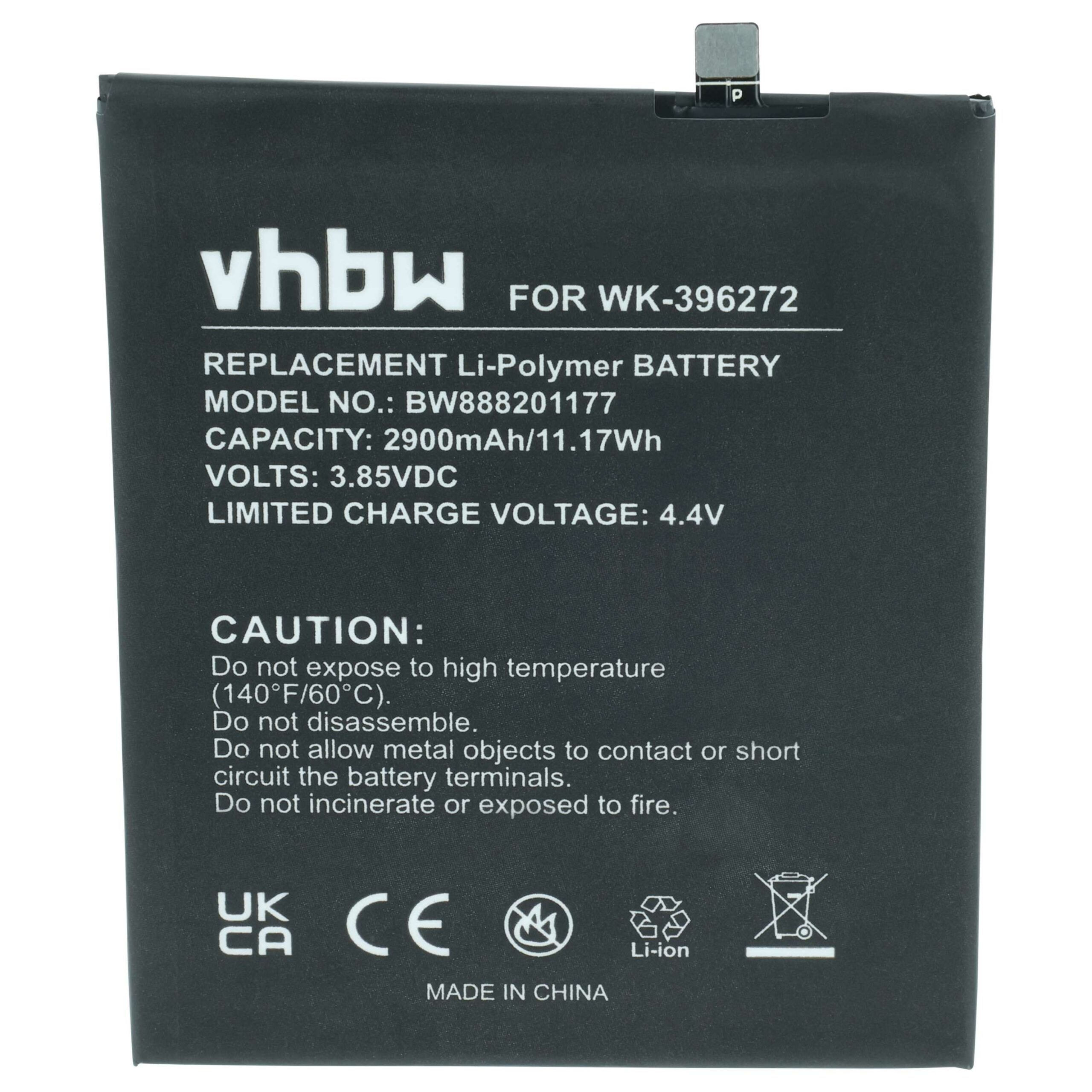 Bateria vhbw para Telemóvel Wiko / BQ 2900 mAh 3.85 V Li-polymer - Image 3