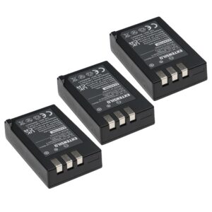 3x Bateria Extensilo para Fujifilm NP-140 - 1100mAh, 7.2V