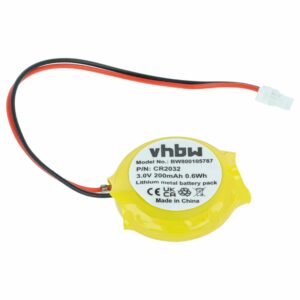 Bateria BIOS vhbw para Computador / Portátil CR2032 - 200 mAh 3 V