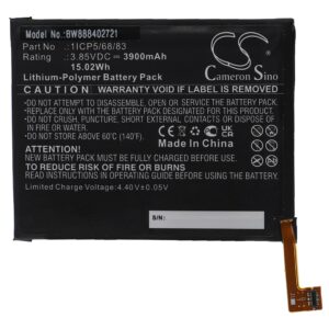 Bateria vhbw para Telemóvel Umi 3900 mAh 3.85 V Li-polymer