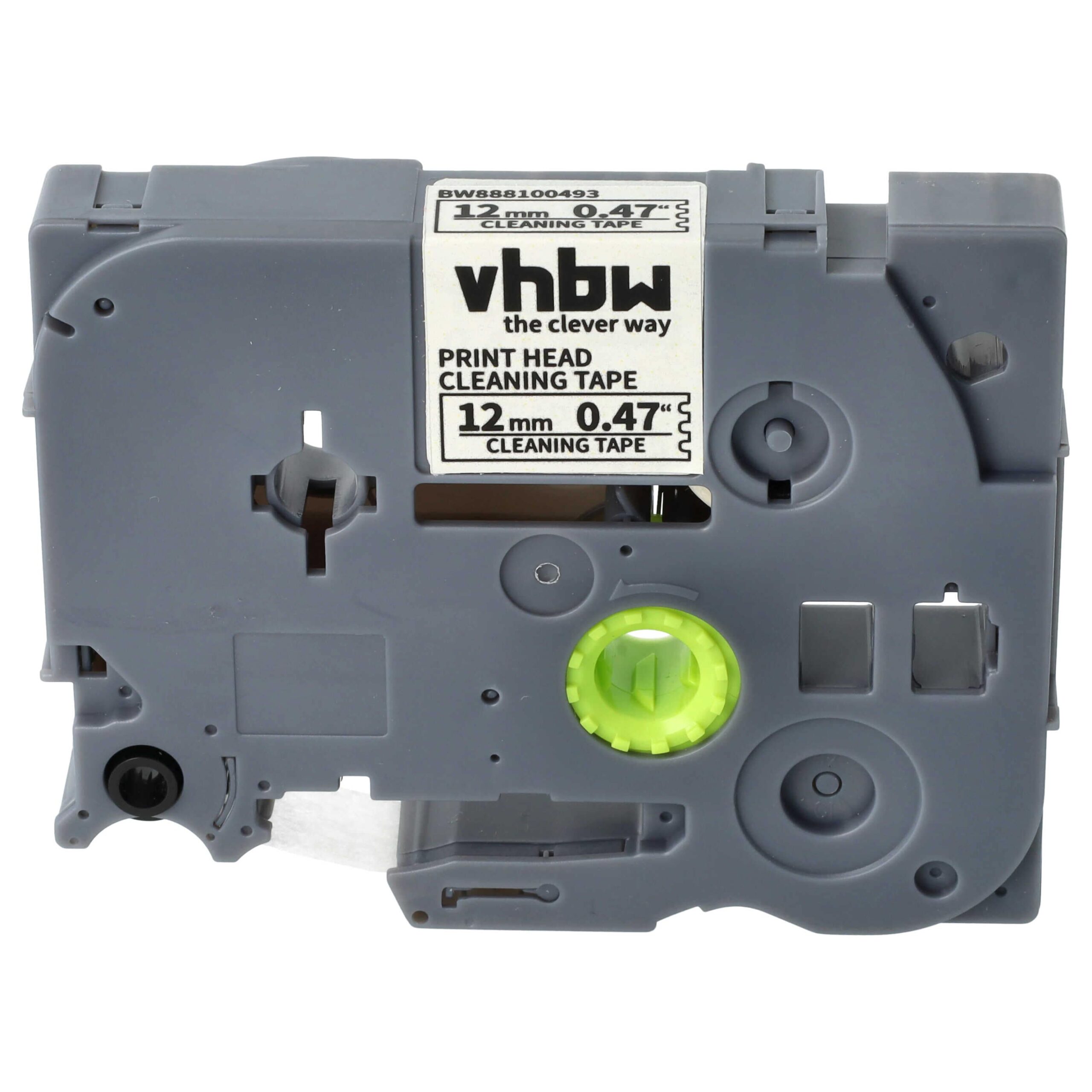 Fita de Limpeza de Cabeça de Impressão vhbw substitui Brother TZE-CL3 - 2.5 m x 12 mm