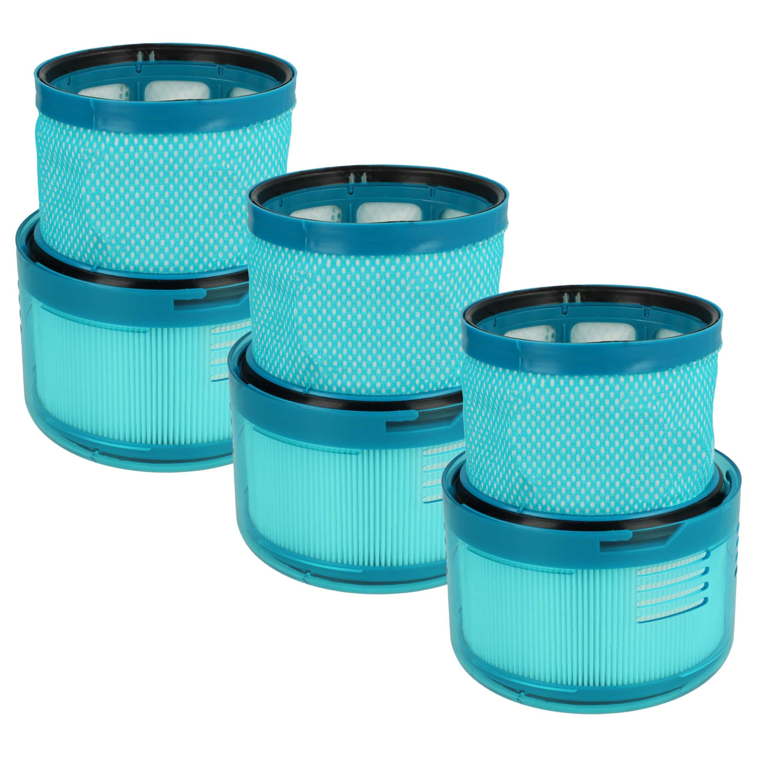 3x Filtro de exaustão vhbw substitui Dyson 972352-01 para Aspirador Dyson