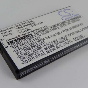 Bateria vhbw para Unitech Barcode Scanner POS 3000 mAh 3.7 V