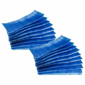 Conjunto de 20 Filtros vhbw para Nilan VP 18 Compact, VP 18 Compact P - Ar de Exaustão e Admissão