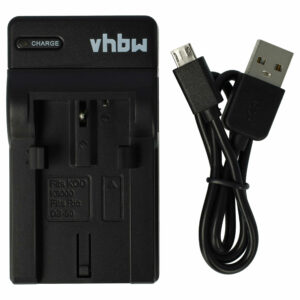Carregador de Bateria USB-C com Cabo para Kodak, Ricoh Caplio - 0.5A