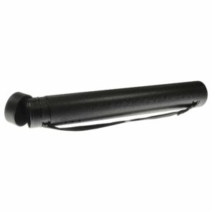 Tubo de Transporte vhbw para Pósteres, Desenhos e Documentos - 98 cm, Preto