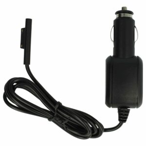 Carregador de Isqueiro vhbw 12V para Tablet Microsoft Surface Pro, Go e Laptop - 31W