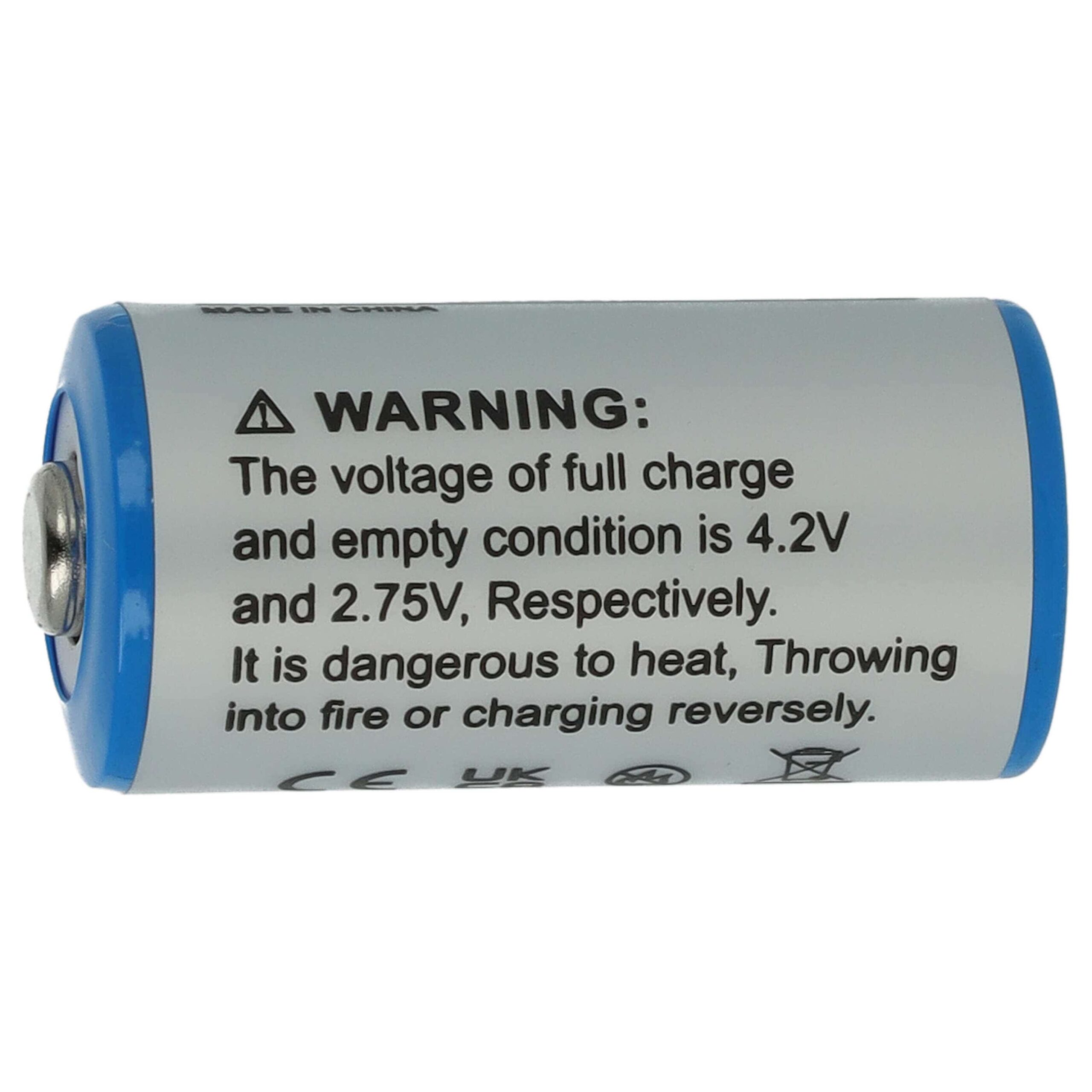 3x Baterias vhbw CR123A / 16340 Li-Ion 700 mAh 3.6 V para Gigaset, Sommer - Image 2