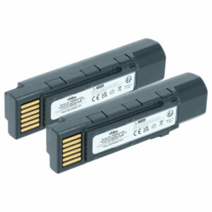 2x Baterias vhbw para Leitor de Códigos de Barras Datalogic 2600 mAh 3.7 V