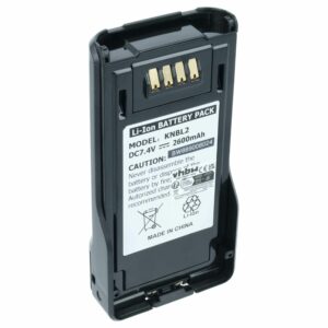 Bateria para rádio Kenwood KNB-L2M, KNB-L2, KNB-L1 - 2600 mAh 7.4 V Li-Ion