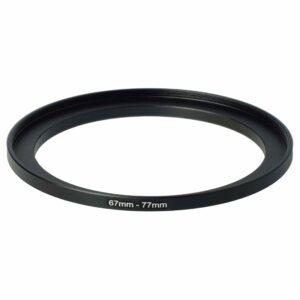 Adaptador Step-Up vhbw de 67 mm para 77 mm para Lentes de Câmara e Filtros