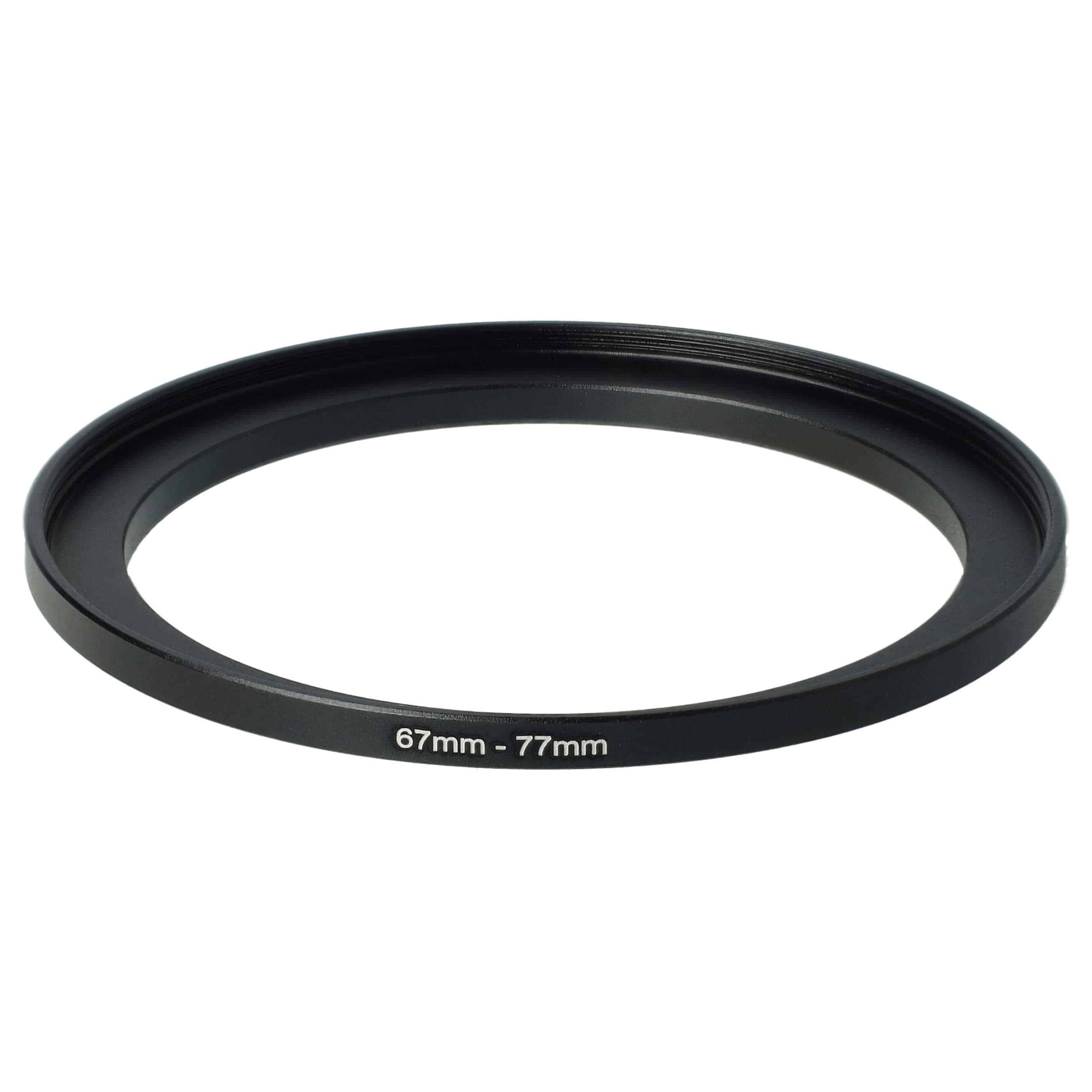 Adaptador Step-Up vhbw de 67 mm para 77 mm para Lentes de Câmara e Filtros