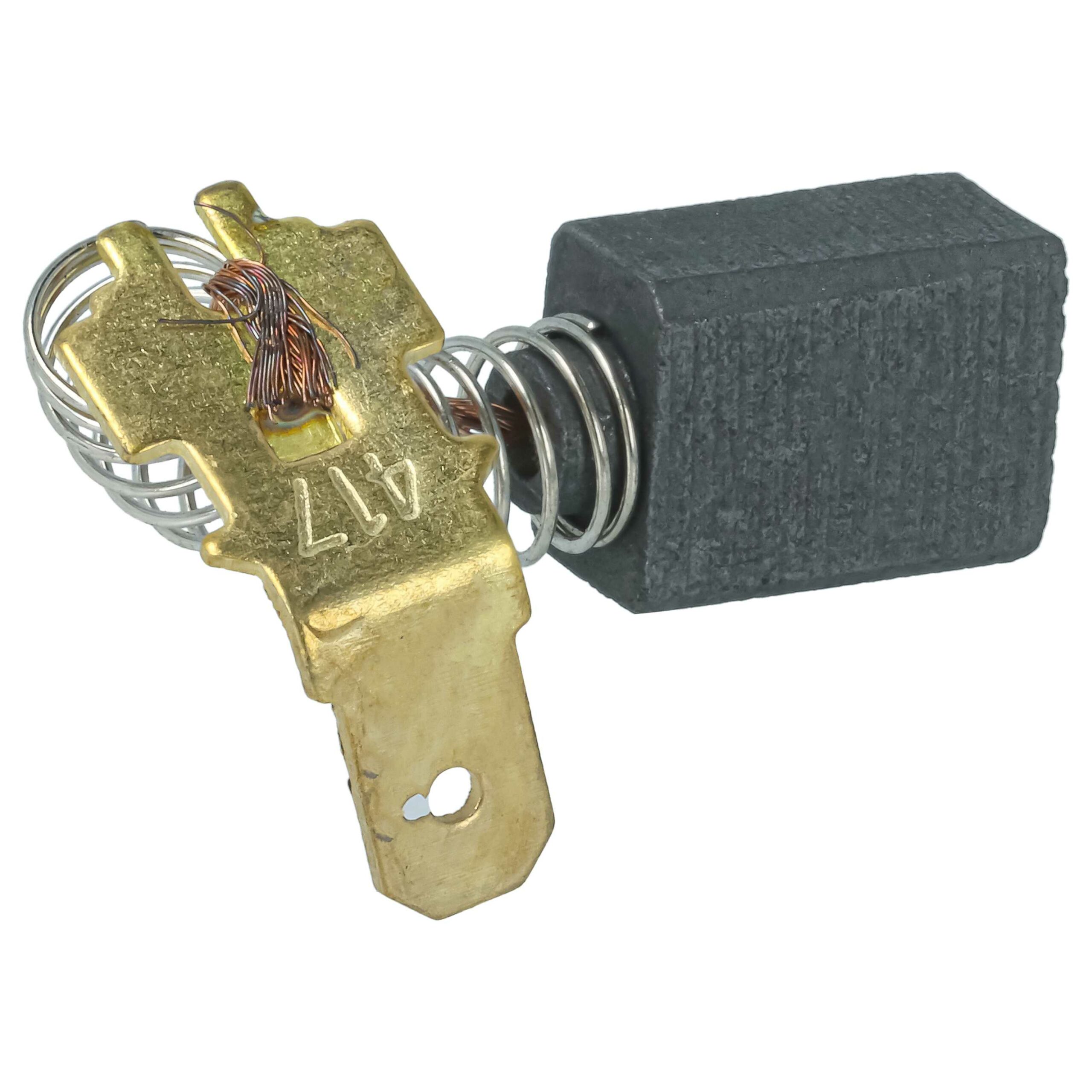2x Escovas de Carvão vhbw para Ferramentas Elétricas Makita e Hilti - 6 x 9 x 12.3 mm - Image 2