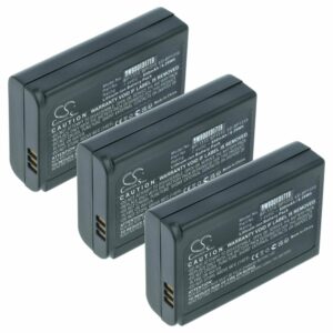 3x Baterias vhbw para Samsung NX5, NX10, NX11, NX20, NX100 - 1000mAh, 7.2V
