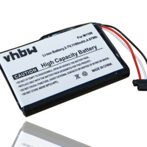 Bateria GPS vhbw para Navman M1100 (1100mAh, 3.7V)