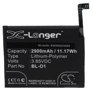 Bateria de Telemóvel vhbw para LG K8+, K20 (2019) — 2900 mAh 3.85 V