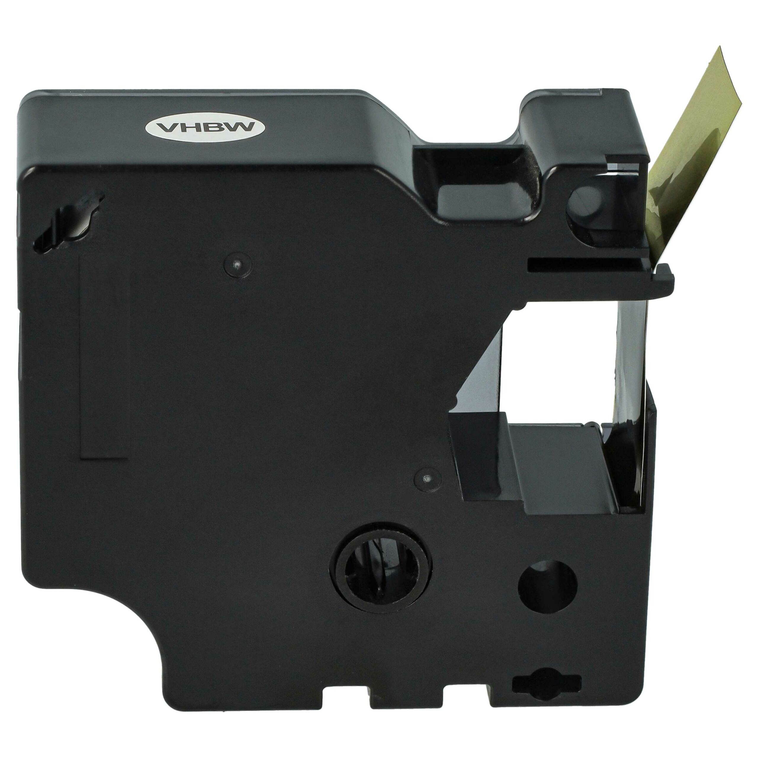 Fita de Etiquetas vhbw compatível com Dymo D1 45813, 19 mm, Preto sobre Dourado - Image 4