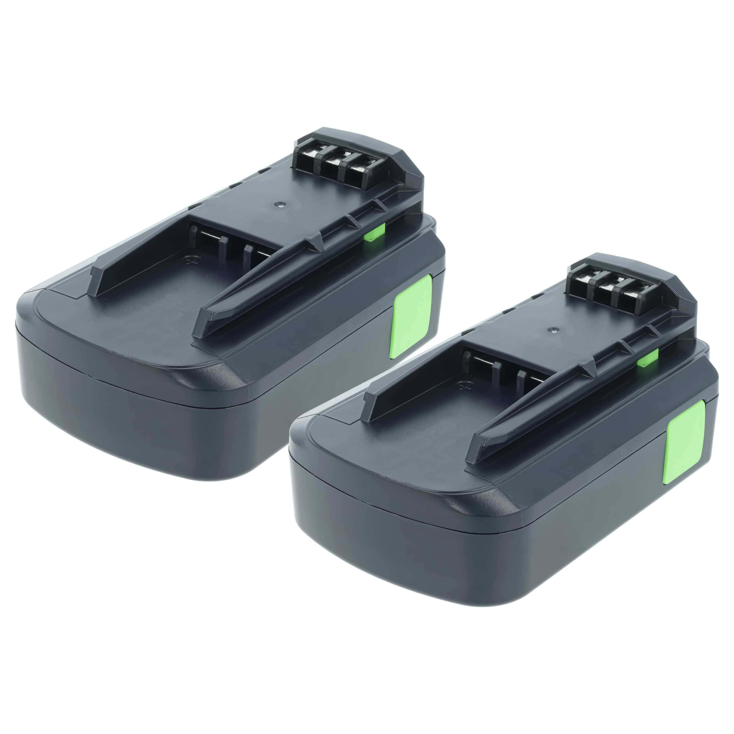 2x Bateria vhbw para Festool BPC 18 Li, 499849, 498343 Ferramentas Elétricas - 2000 mAh, 18 V, Li-Ion