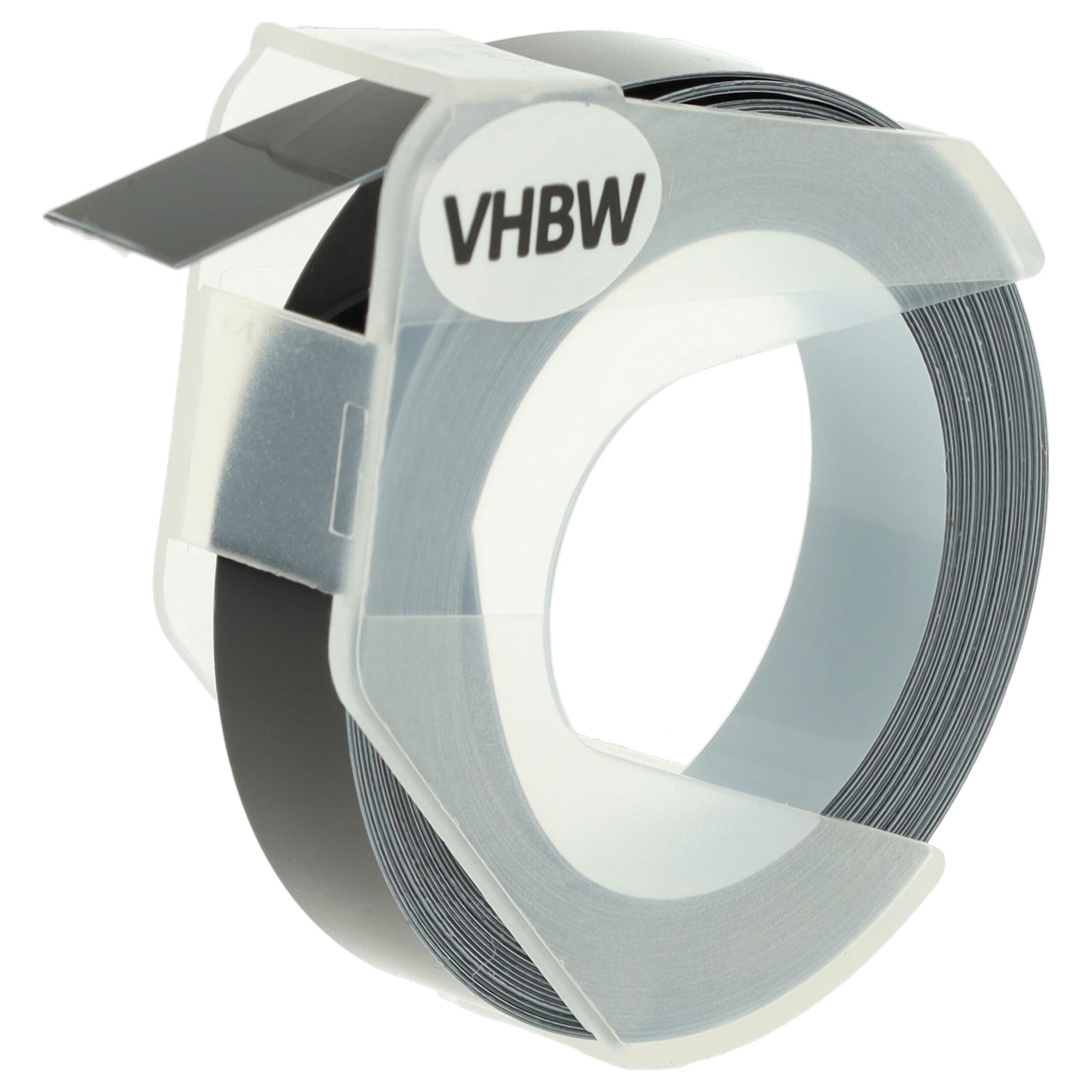 vhbw Fita de Relevo 3D para Etiquetadora 5x 9 mm Branco sobre Preto - Image 3