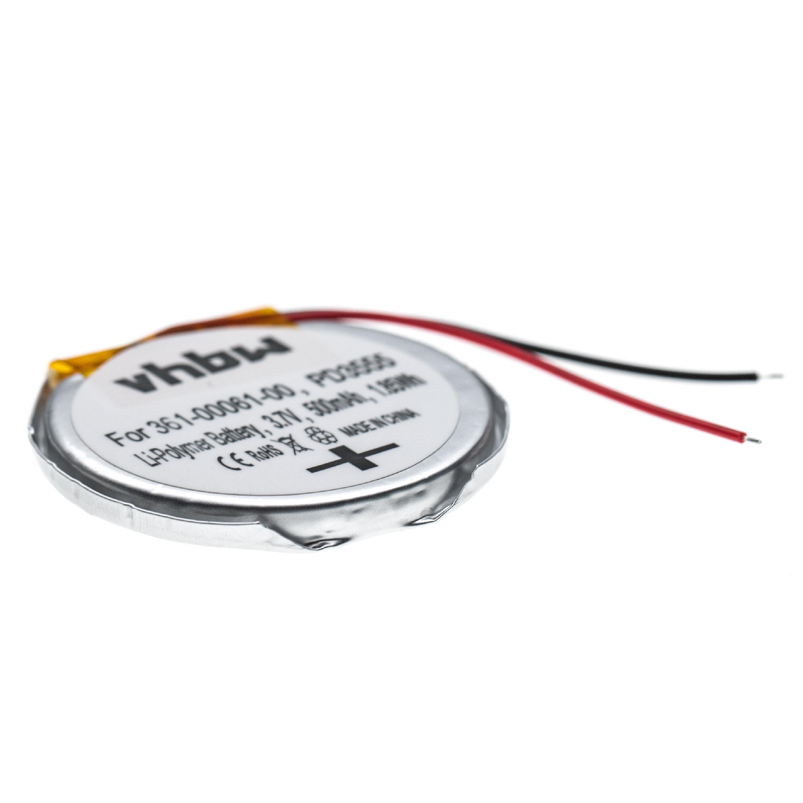 Bateria Smartwatch vhbw para Garmin Fenix 1, Fenix 2, Quatix 6, Tactix - 500 mAh 3.7 V - Image 3
