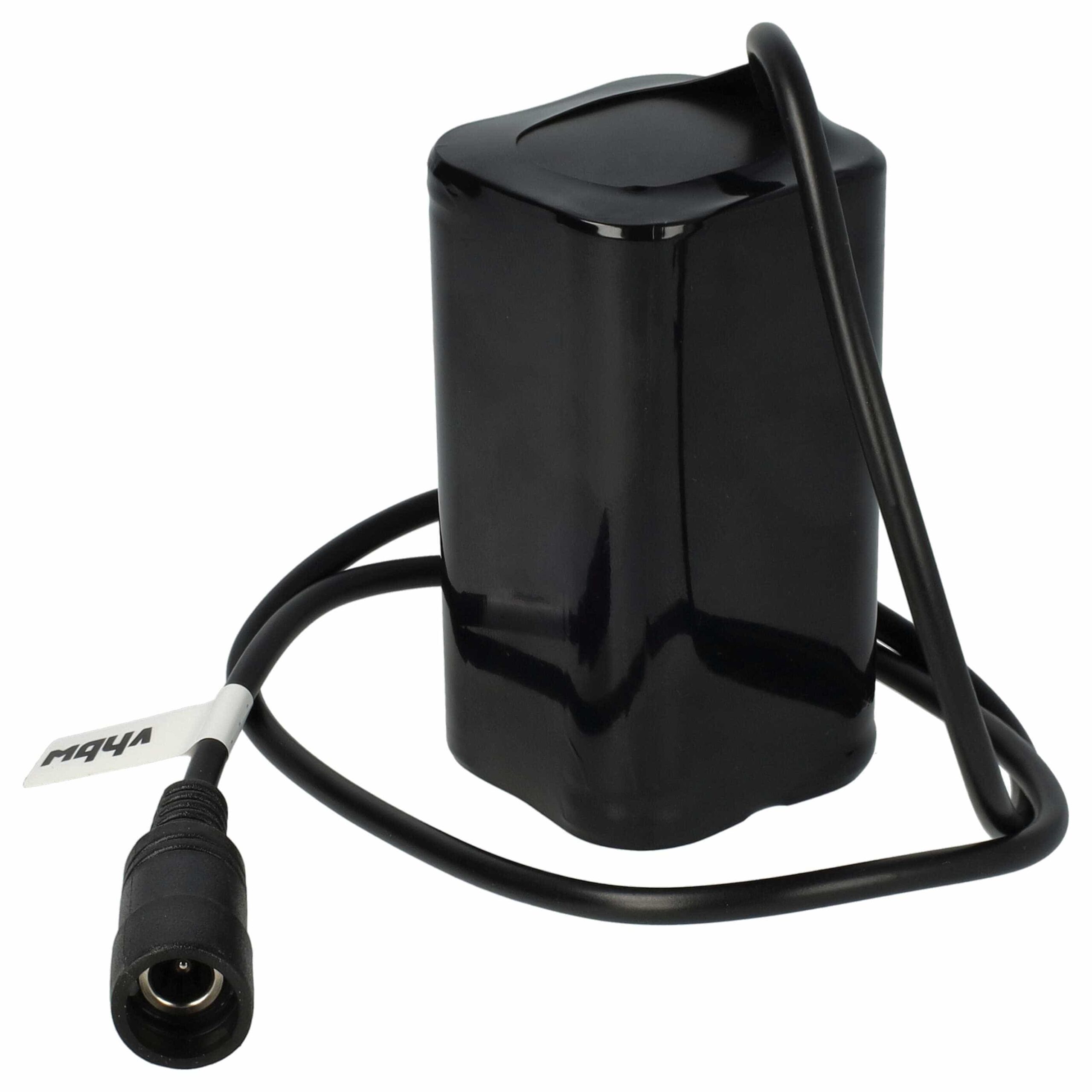 Bateria vhbw para Luz de Bicicleta Lupine, Supernova - 6000 mAh 7.4 V Li-Ion com Carregador - Image 4