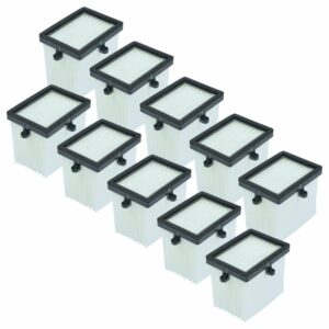 Conjunto de 10 Filtros de Ar vhbw para Rebarbadora Milwaukee M18 BOS125