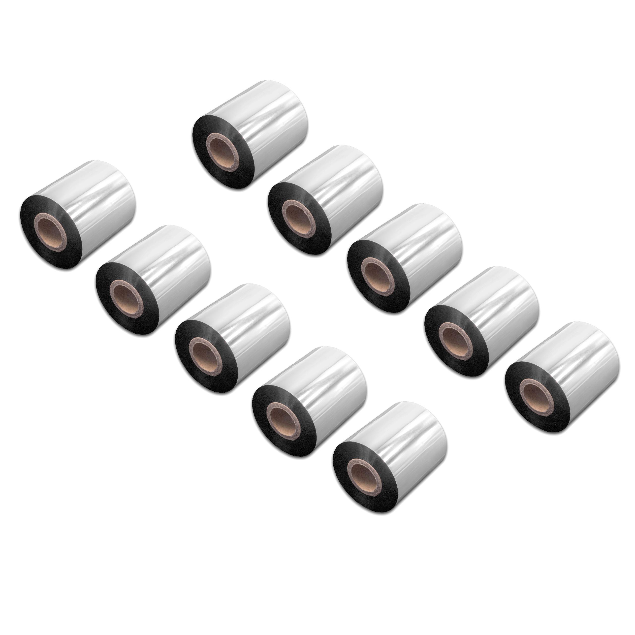 10x Fitas de Transferência Térmica vhbw para Godex, TSC, Zebra - 70 mm x 300 m, Cera-Resina - Image 2