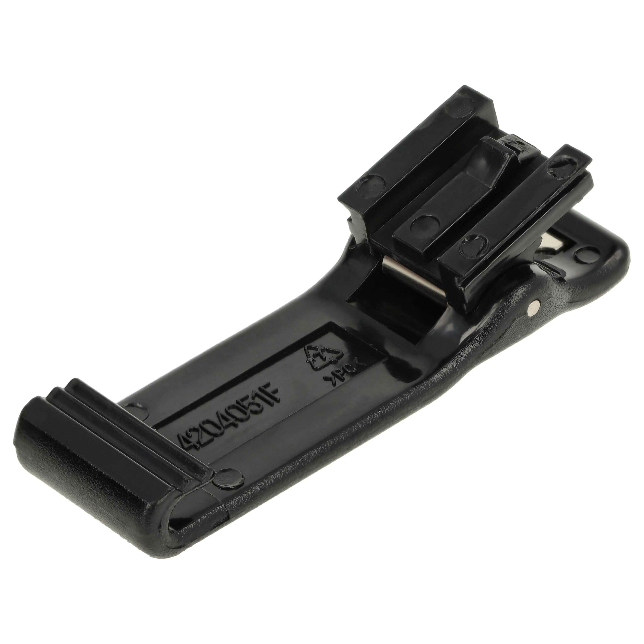 Mola de cinto vhbw para rádio Motorola HLN9724A - Plástico, Preto - Image 2