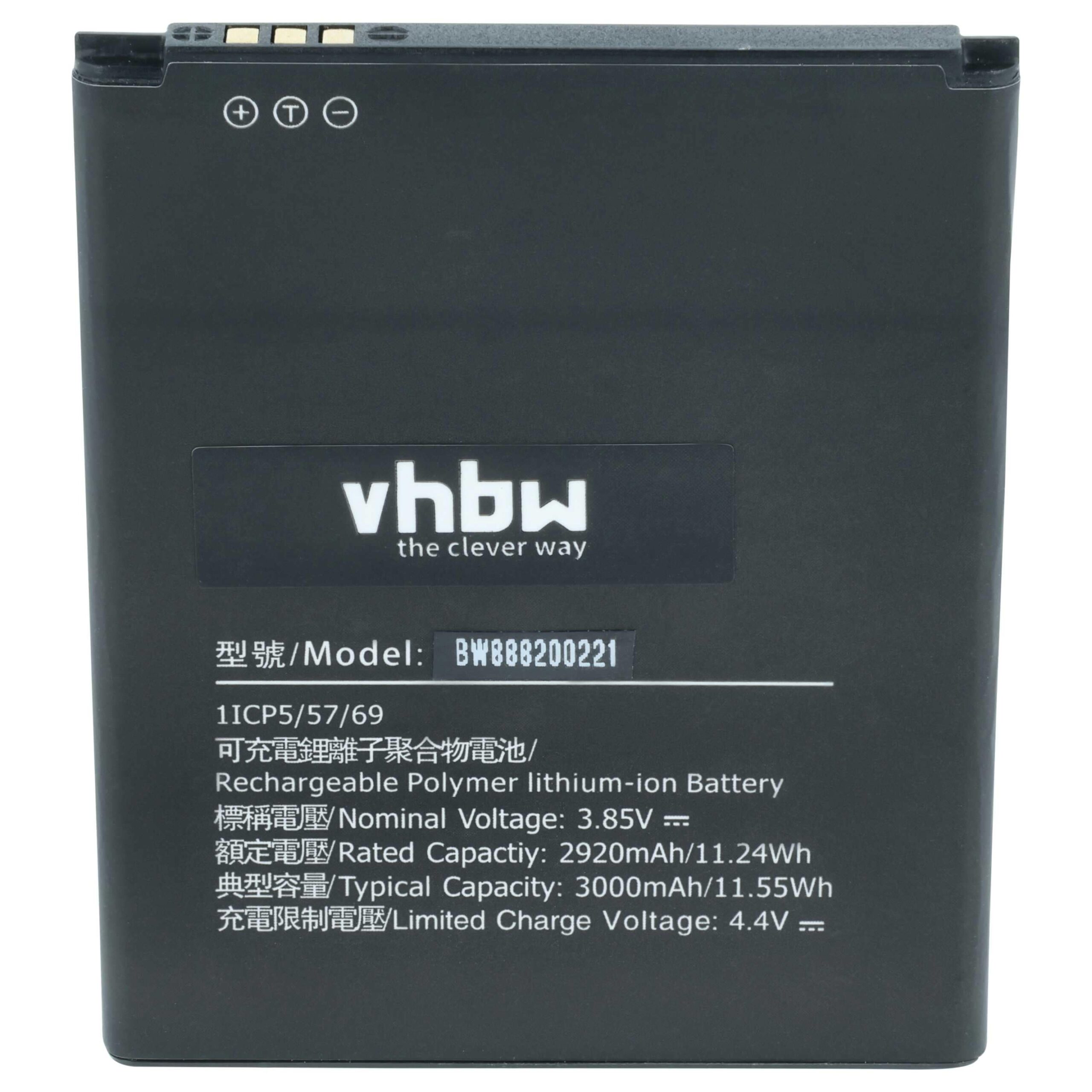 Bateria de Telemóvel vhbw para Nokia HQ510 - 2900 mAh 3.85 V Li-polímero - Image 3