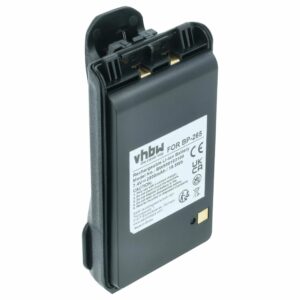 Bateria de rádio vhbw para Icom BP-265, BP-265LI - 2500 mAh 7.4 V Li-Ion com mola de cinto