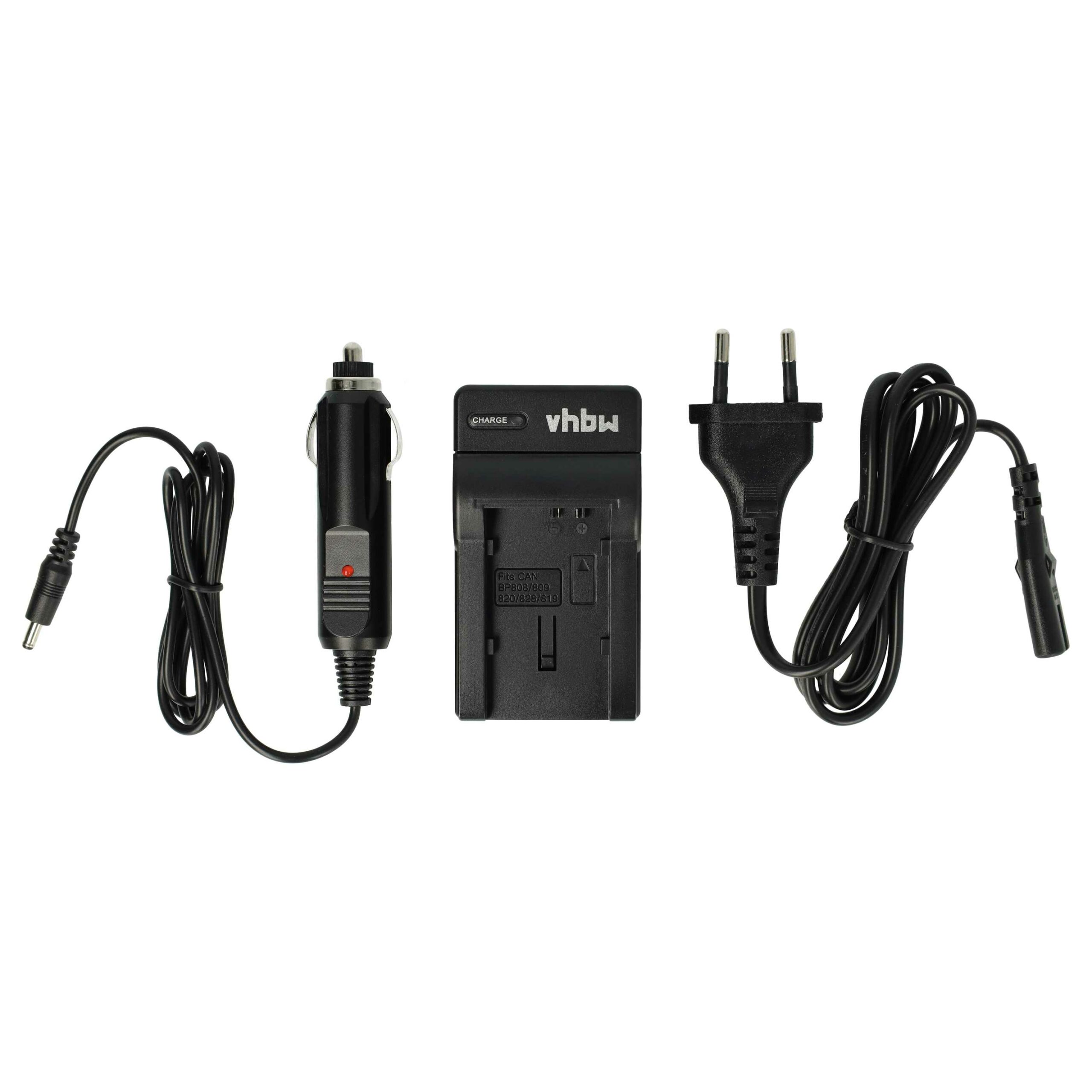 Carregador de Bateria vhbw para Câmara Canon HF G40 - 8.4V / 0.6A