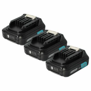 3x Baterias vhbw para Ferramentas Makita (1500 mAh, 12 V, Li-Ion)