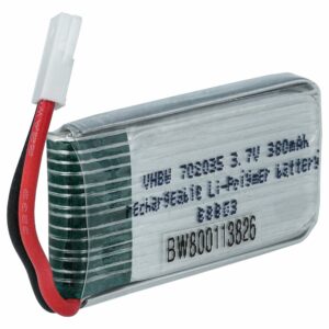 Bateria vhbw para Drone Mould King 33041C Quadrocopter - 380 mAh 3.7 V Li-Ion