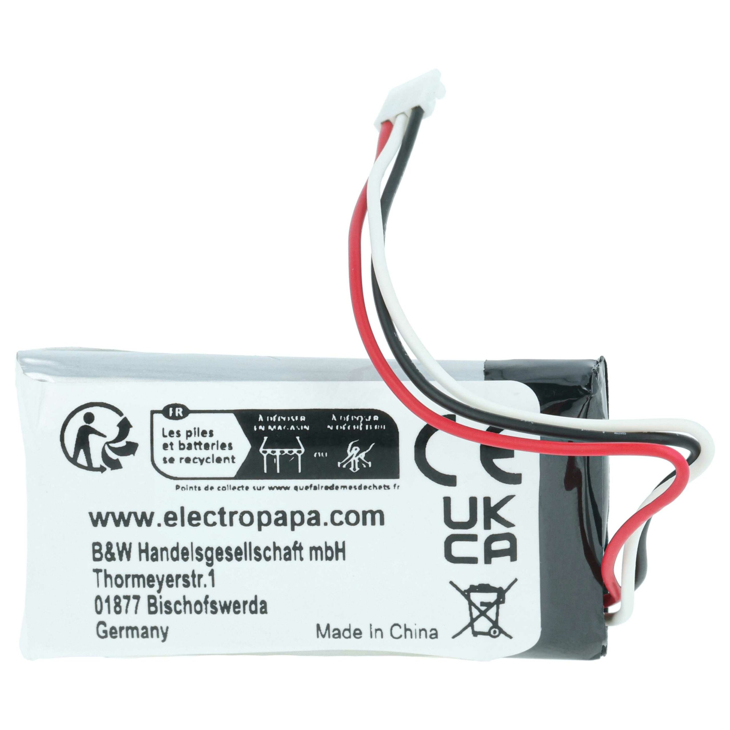 Bateria vhbw para Câmara Termográfica Flir SDL702035, LF602035-02 - 450 mAh 3.7 V - Image 4