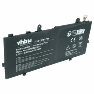 Bateria para Portátil vhbw para Asus C21N1714 5000 mAh 7.7 V