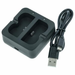 Carregador de Baterias Micro-USB vhbw com Cabo para Ring Video Doorbell
