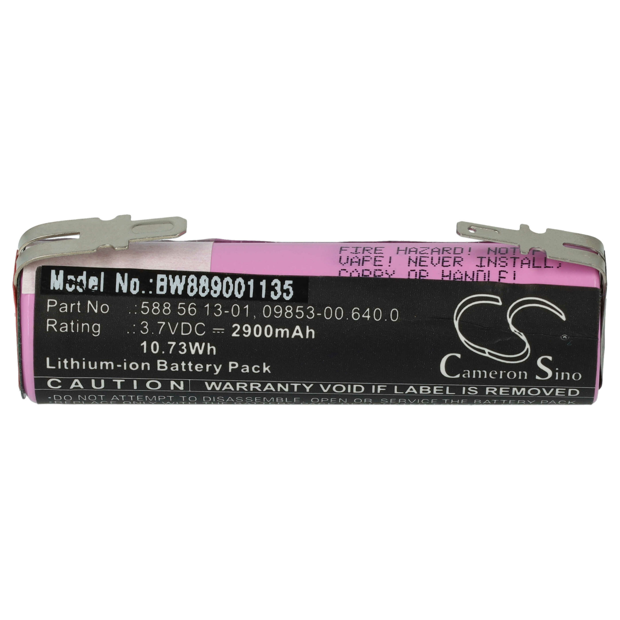 Bateria vhbw para corta-relvas Gardena 09853-00.640.0, 588 56 13-01 2900 mAh 3.7 V Li-Ion