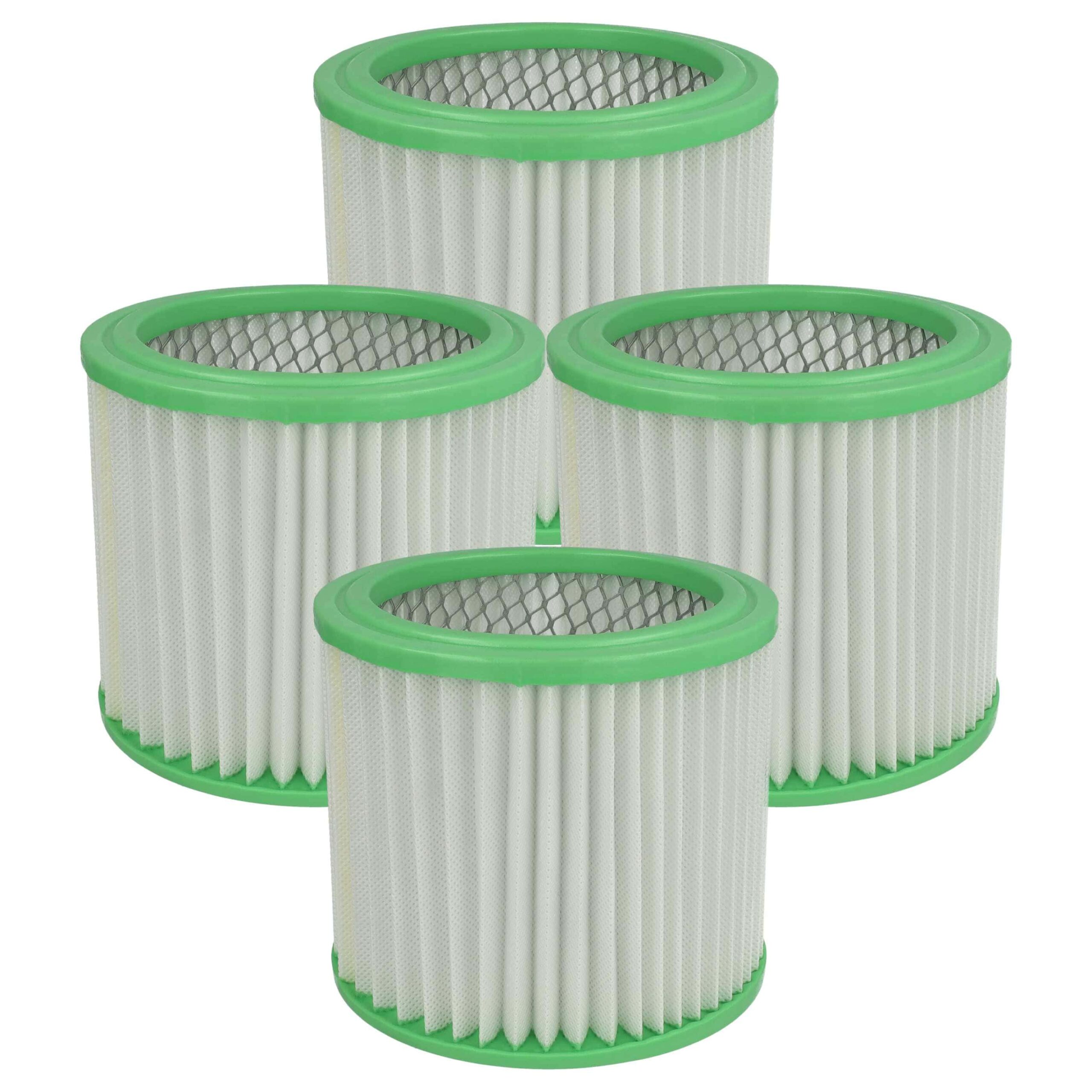 4x Filtro de Cartucho vhbw F7 para Aspirador de Cinzas Einhell e Parkside